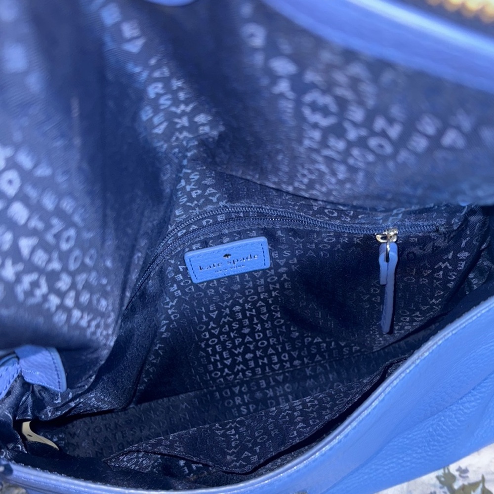 Kate Spade Blue Leather Handbag - Picture 4 of 8